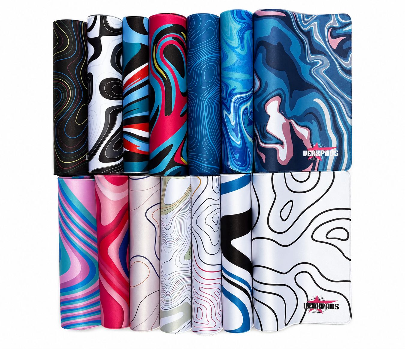 Folded pad grid
